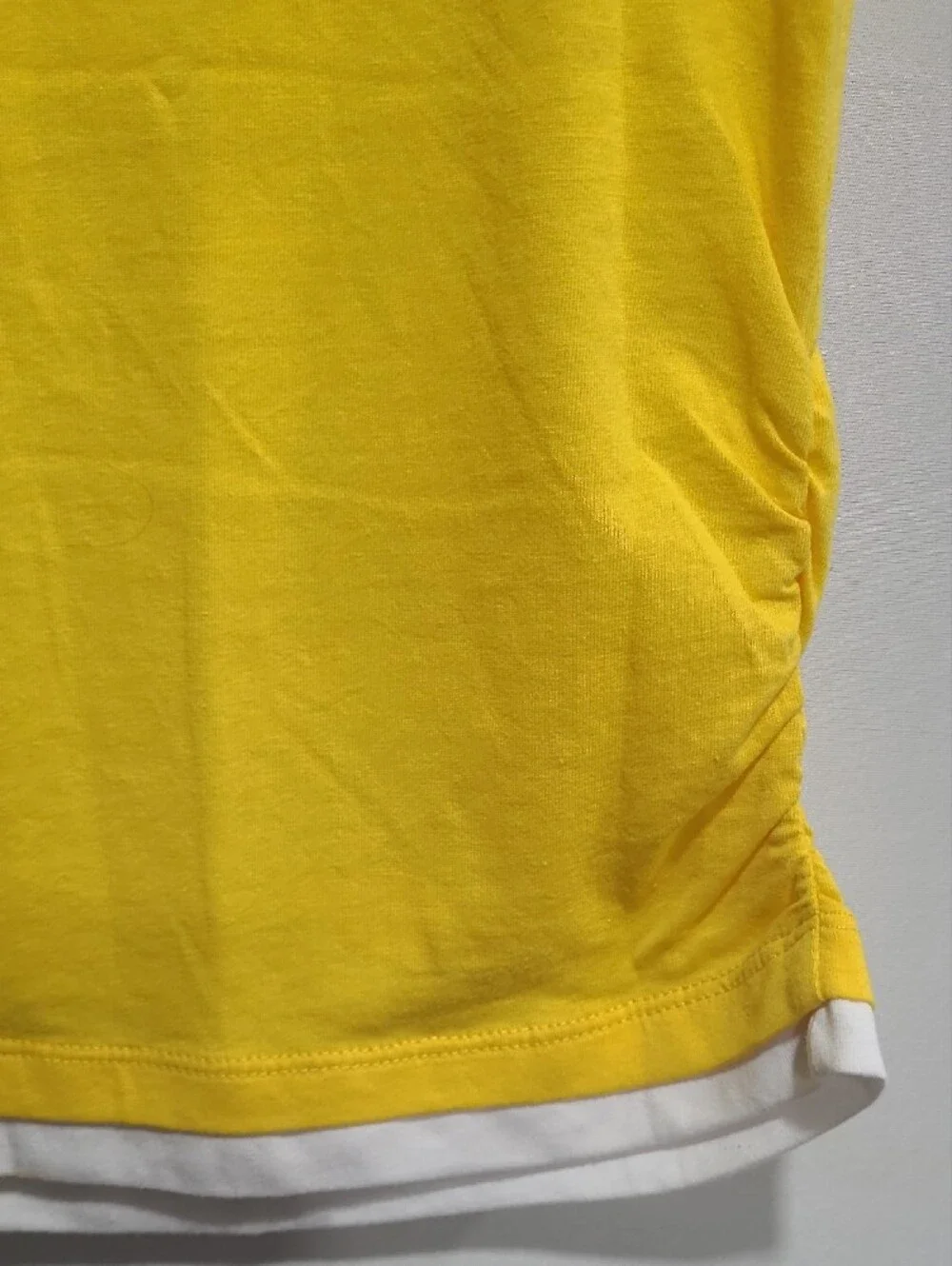 Eye Candy Yellow Girls' Love Heart Graphic Tee Sz S (7/8)